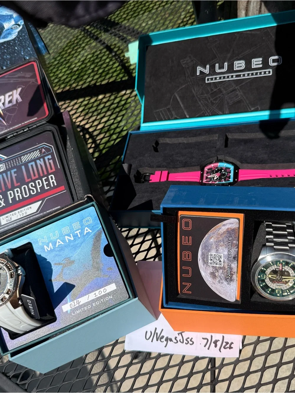 Nubeo 68/100 Limited Editon Mariner Live Long and Prosper